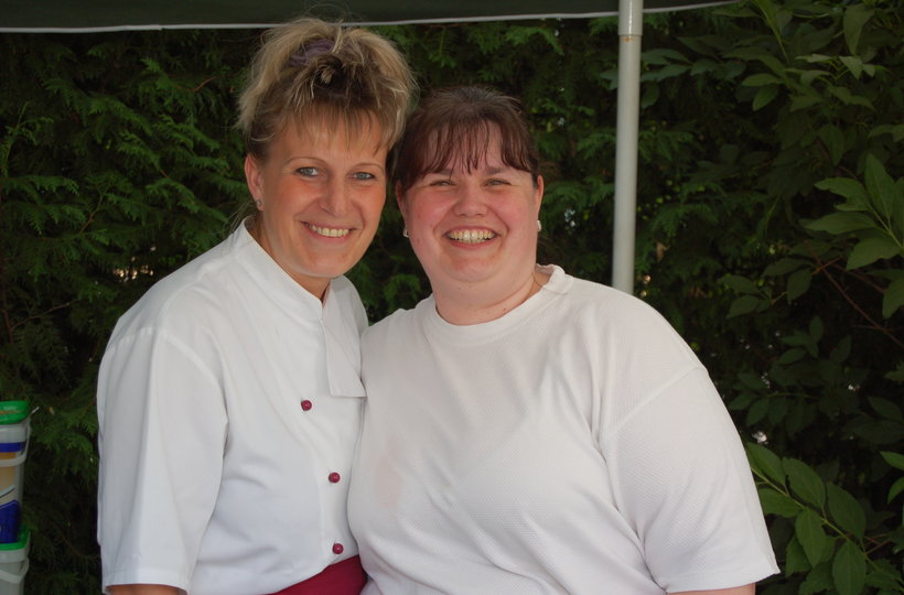 Das freundliche Cateringteam der Villa Donnersmarck