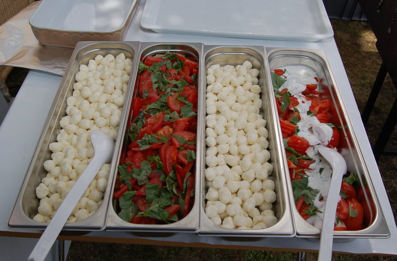 Tomaten und Mozarella - ein MUSS auf jedem Sommerbuffet