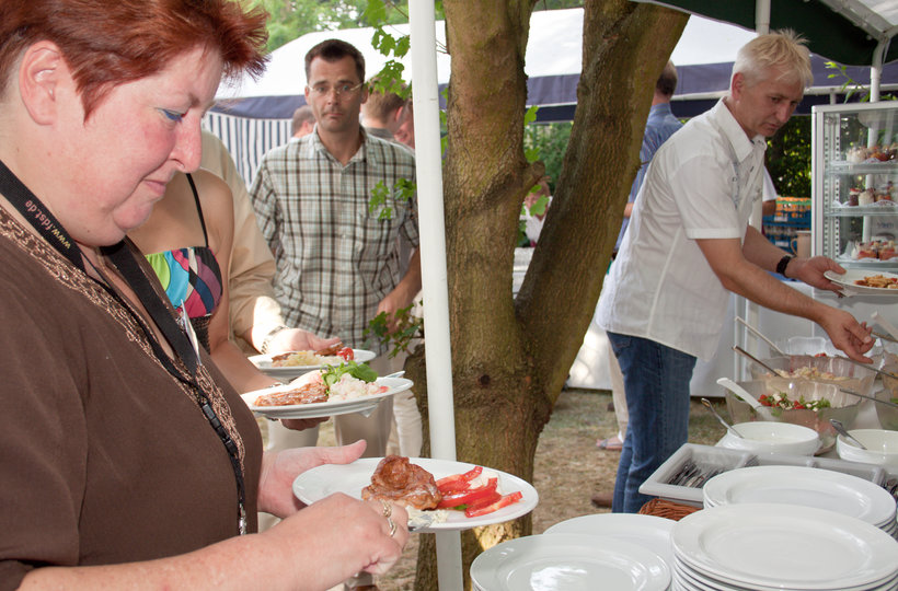Das Buffet ist eröffnet