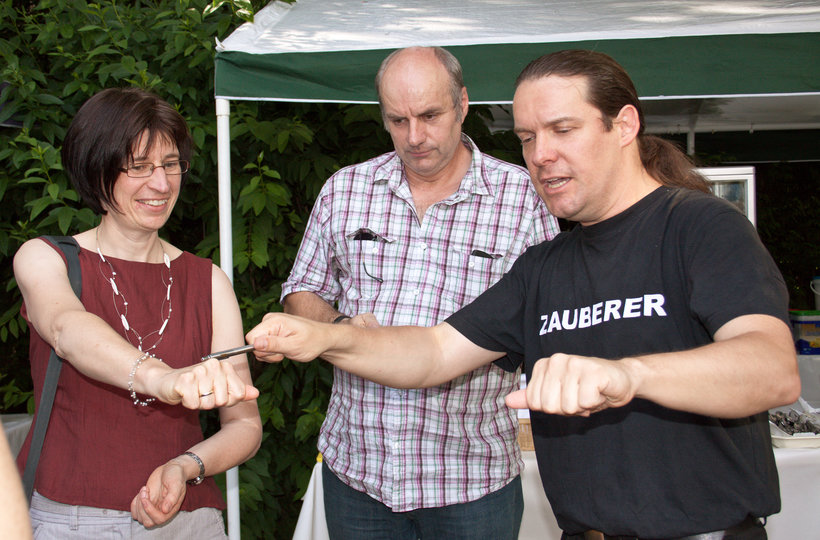 Konzentration und Spannung beim Zaubern